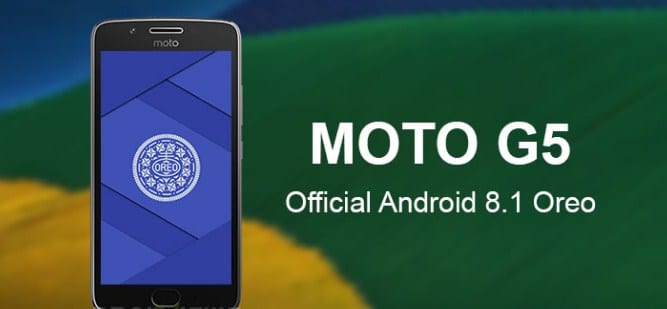 Motorola Moto G5S Android Oreo update
